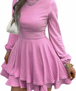 Pinky Mini Sweater Dress RO34