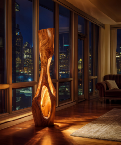 Modern Sculptural Table Lamp Living Room Bedroom Kitchen Corner