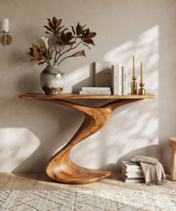 Rustic Console Table Entryway Design