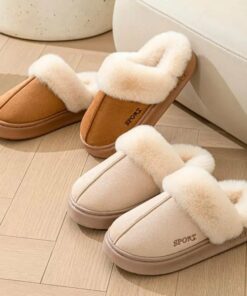 CozyStep Plush Slippers – Warm Cushioned House Slippers