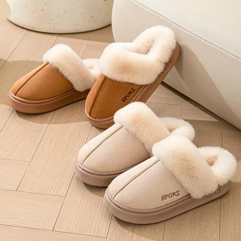 CozyStep Plush Slippers – Warm Cushioned House Slippers