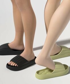 Minimalist Cushion Slides – Everyday Soft Sandals