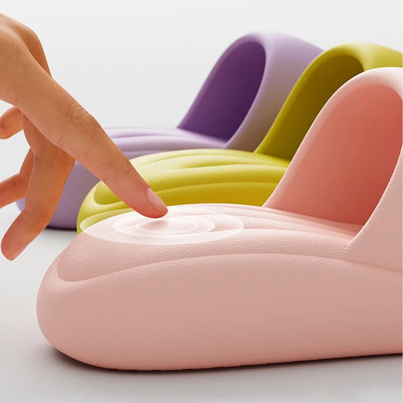 Breathable Platform Slides – Lightweight Cushion Sandals - Image 3