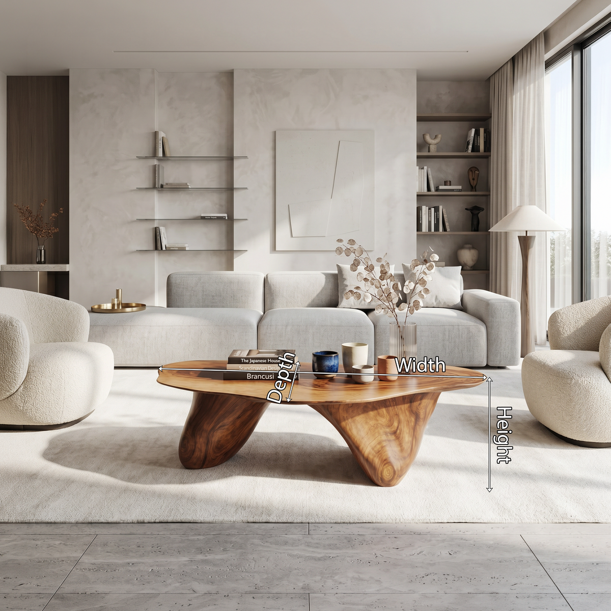Handcrafted Low Table For Sophisticated Interiors - Image 8