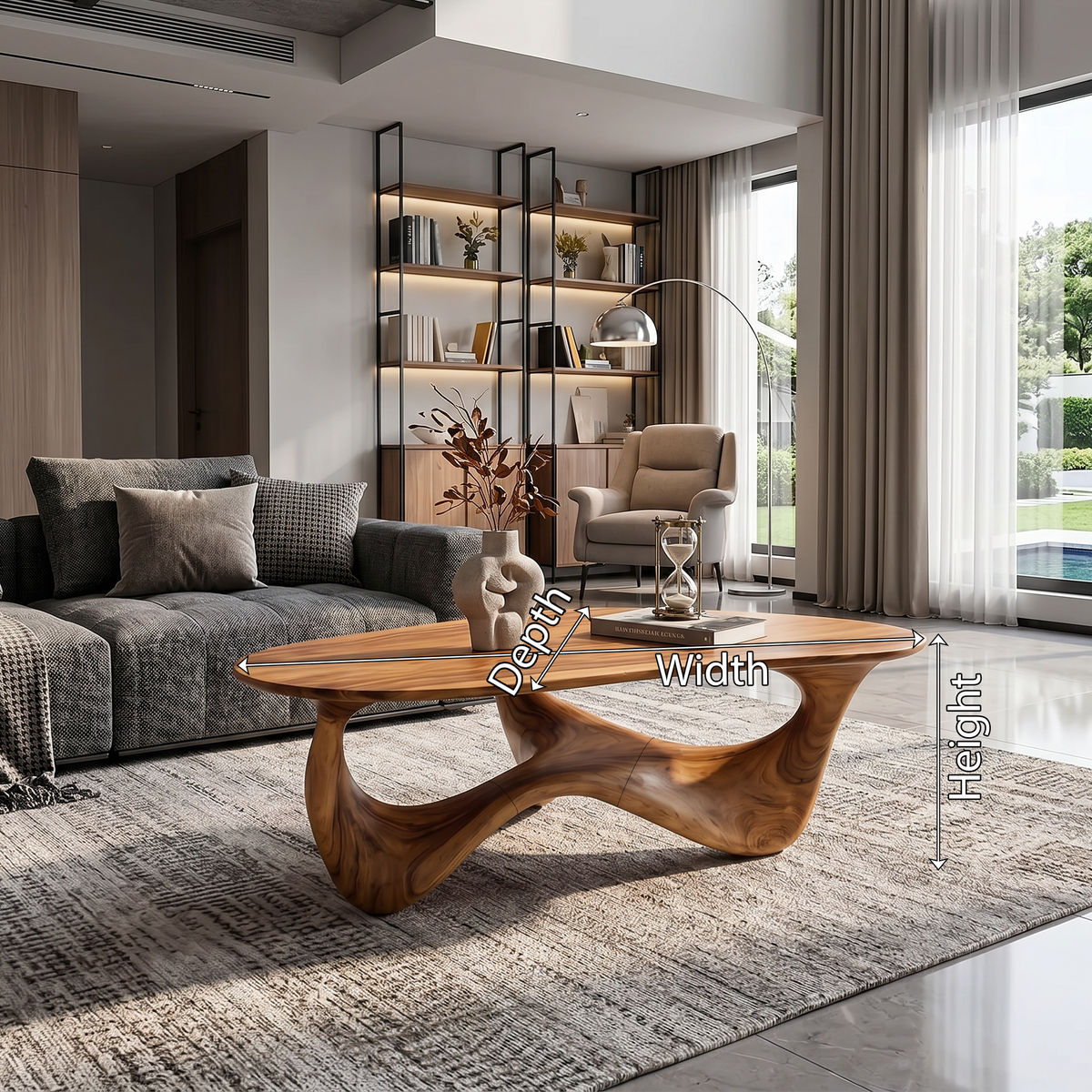 Rustic Wood Table For Natural Home Styling - Image 8