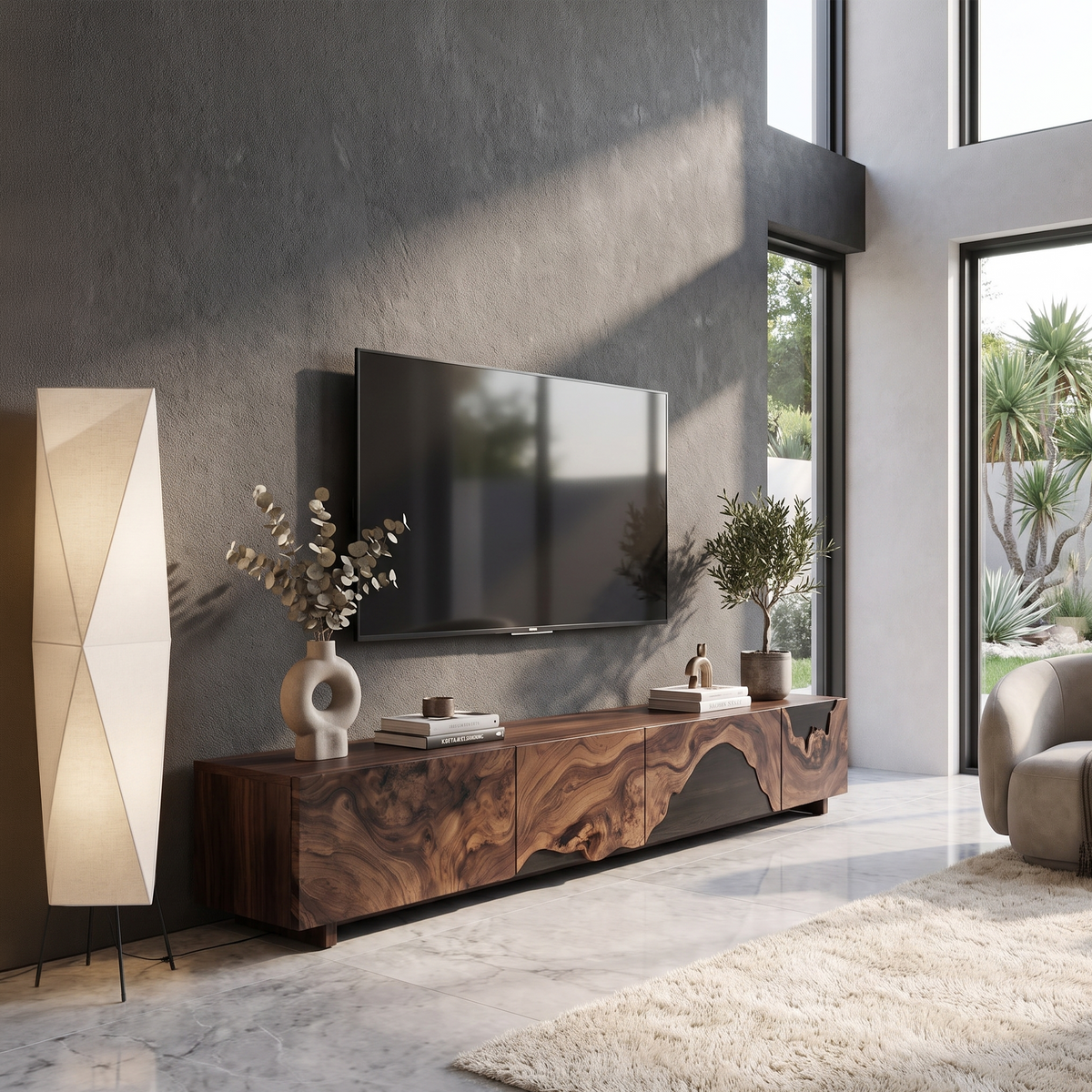 Mid Century TV Console For Stylish Living Room - Image 7