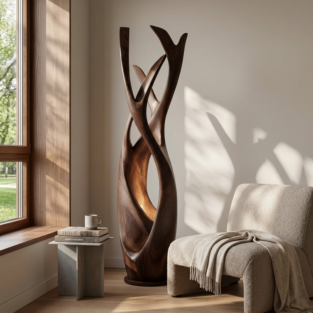Wooden Floor Lamp For Contemporary Apartment - Image 7