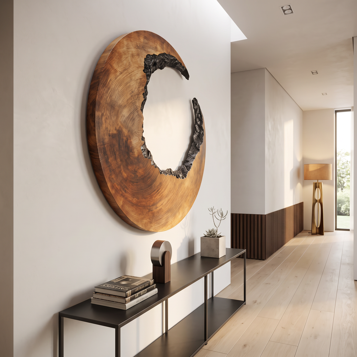 Mid Century 3D Wood Wall Art For Furniture Home Makeover - Image 2