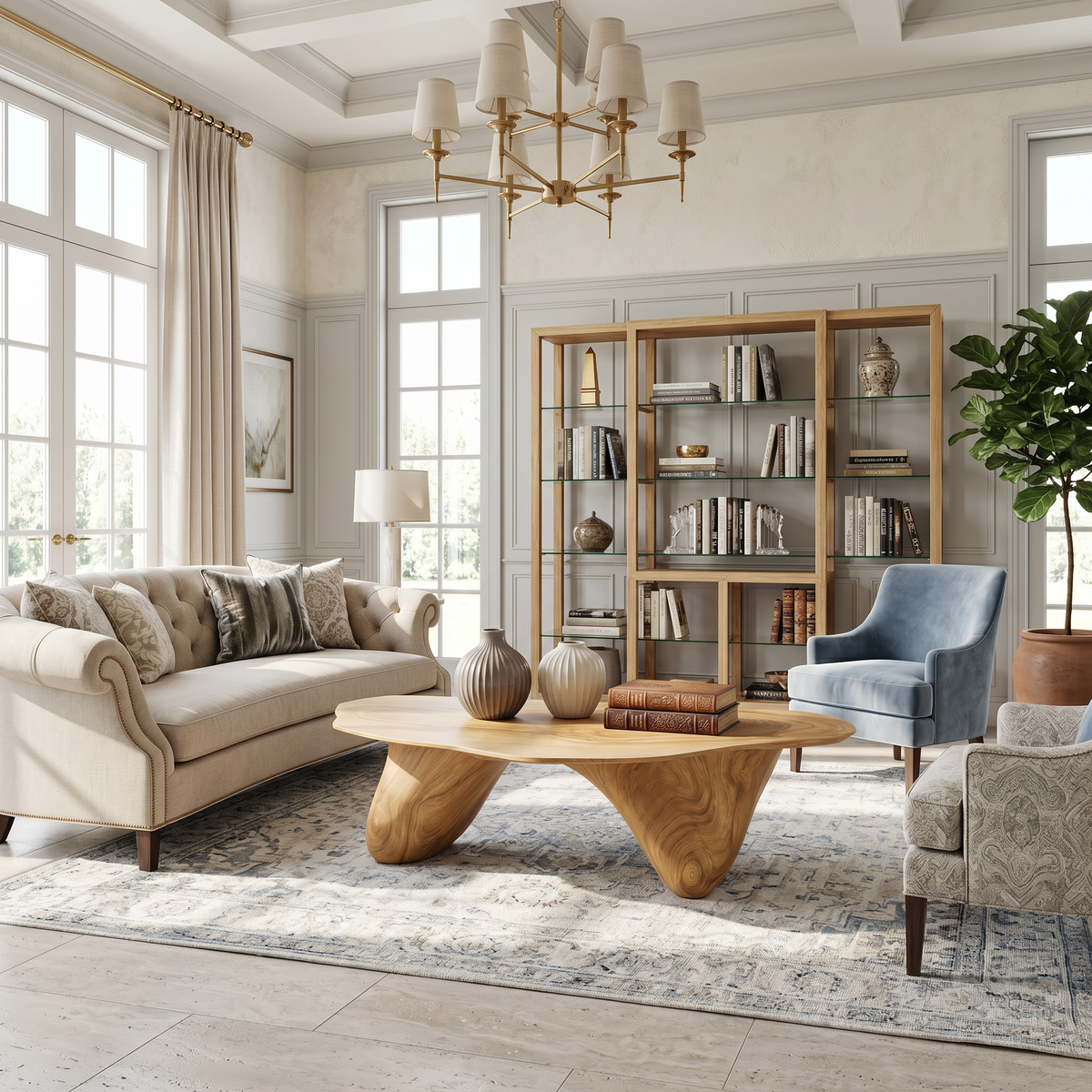 Handcrafted Low Table For Sophisticated Interiors - Image 5