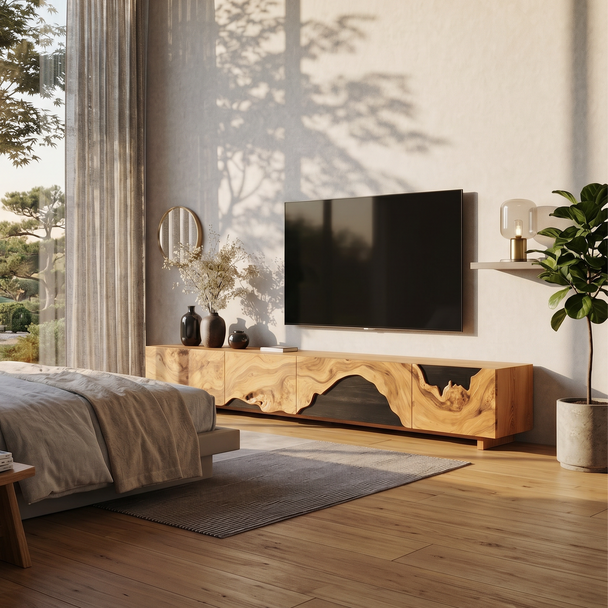 Mid Century TV Console For Stylish Living Room - Image 5