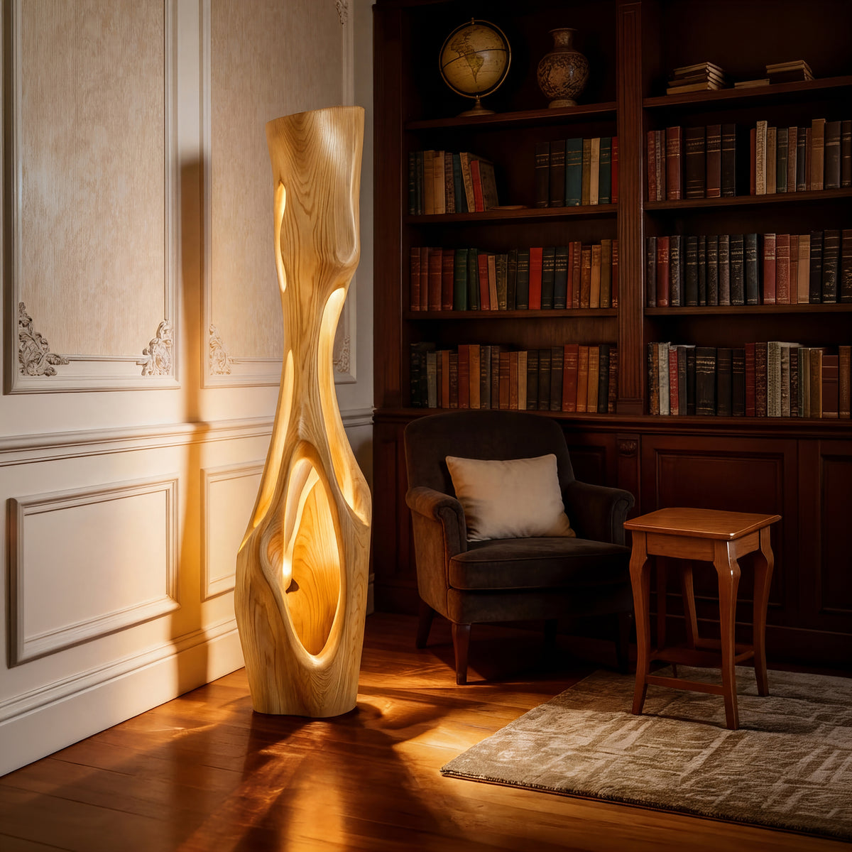 Modern Sculptural Table Lamp Living Room Bedroom Kitchen Corner - Image 5