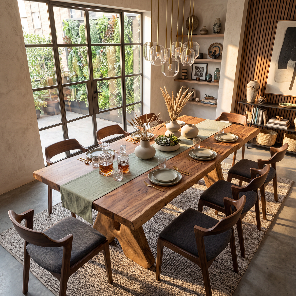 Farmhouse Dining Table For Vintage Furniture Look - Image 2