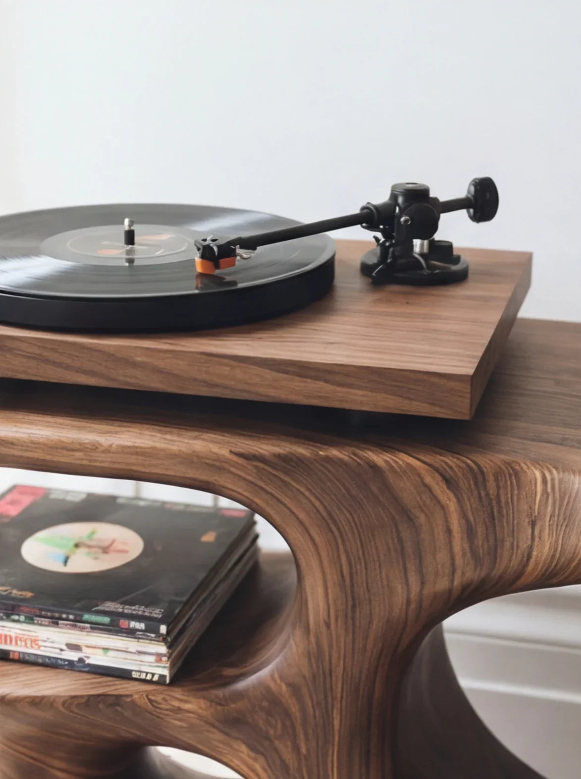 Solid Wood Turntable Stand - Image 5