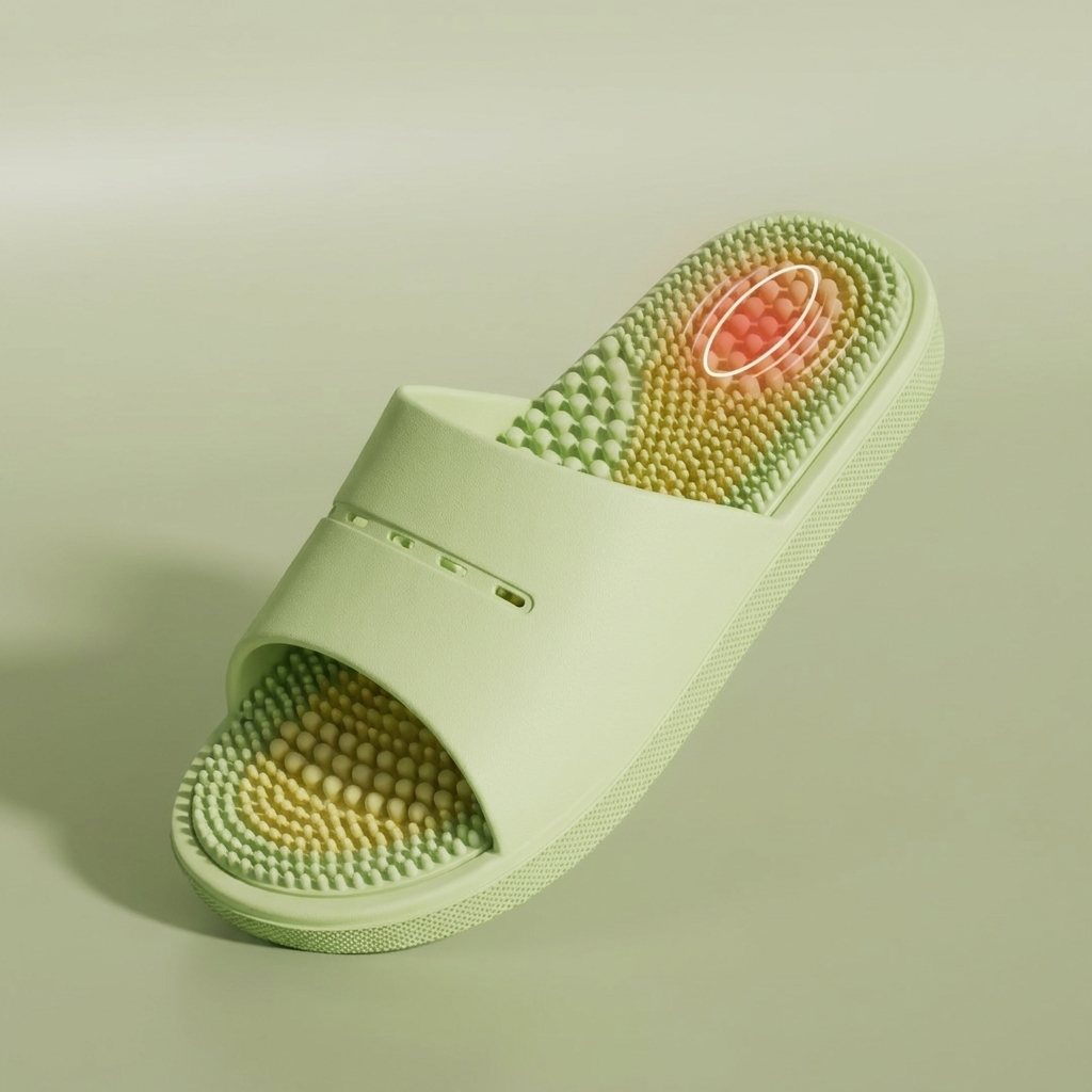 Recovery Slides – Thick Cushion Heel-Comfort Sandals - Image 3