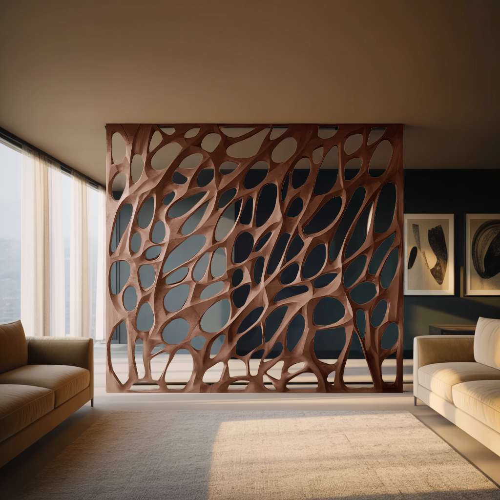 Modern Organic Room Divider For Open Space Decor - Image 7