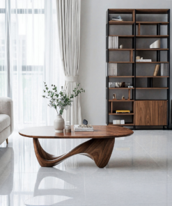 Rustic Solid Wood Table For Cozy Room Setup