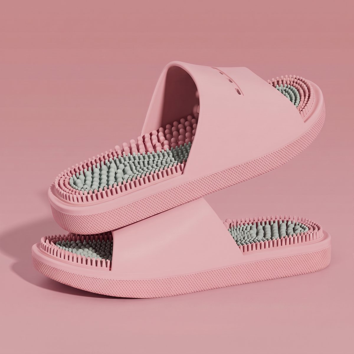 Recovery Slides – Thick Cushion Heel-Comfort Sandals - Image 6