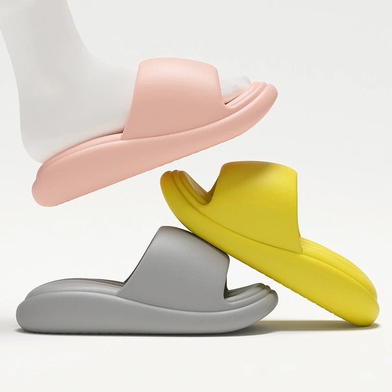 Breathable Platform Slides – Lightweight Cushion Sandals - Image 4