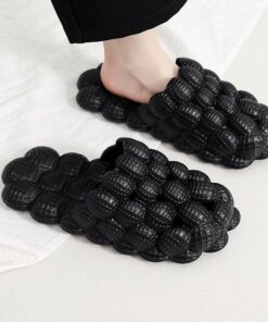 Bubble Comfort Slides – Textured Cushion Sandals