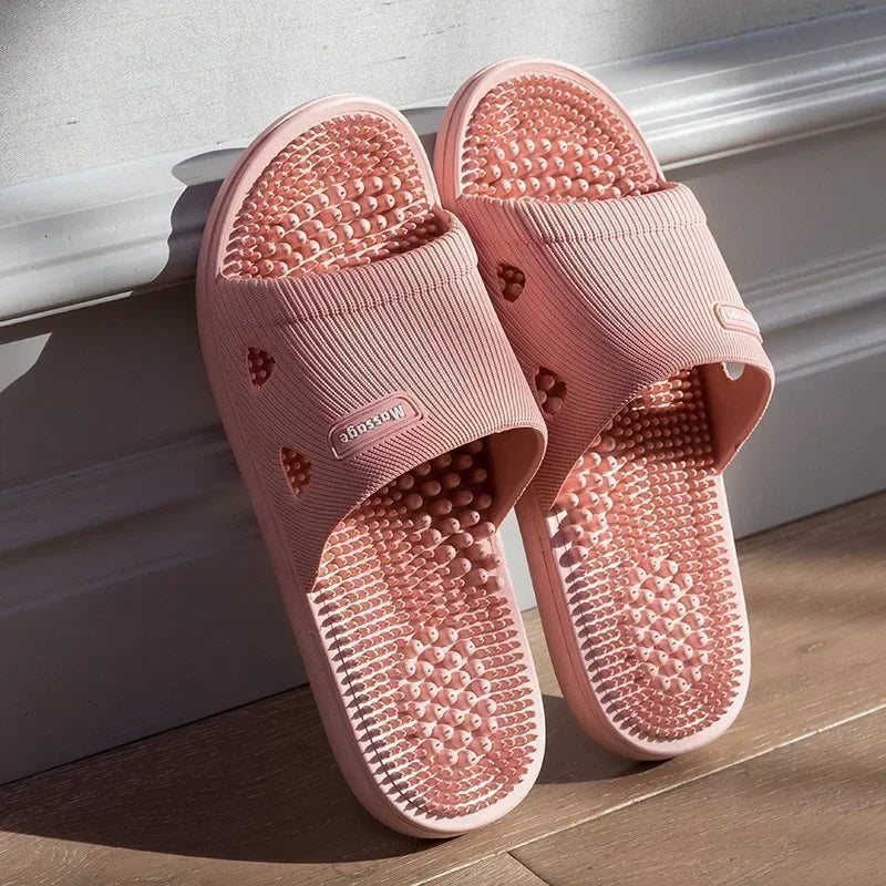 Acupressure Massage Slides – Textured Footbed Sandals - Image 6