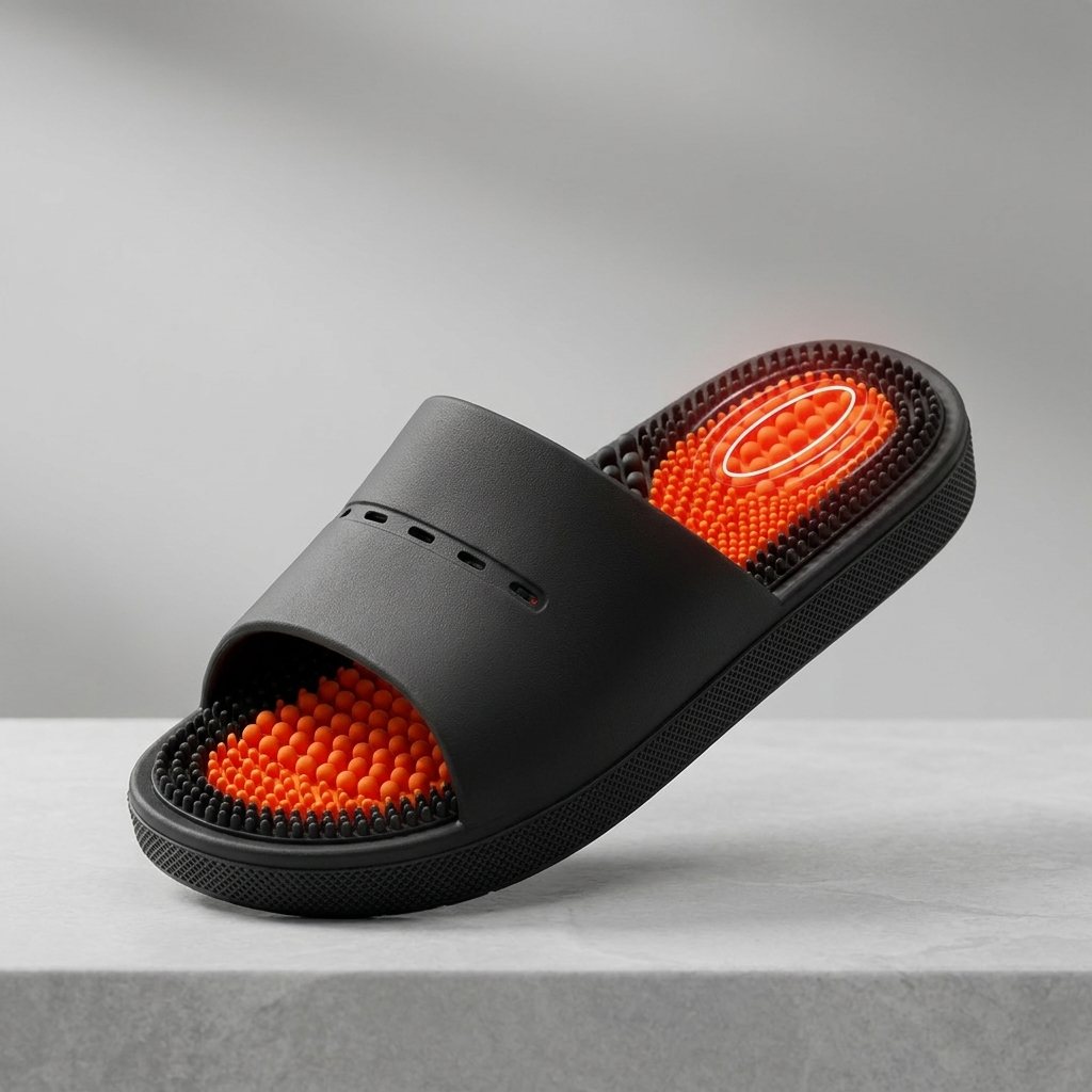 Recovery Slides – Thick Cushion Heel-Comfort Sandals - Image 5