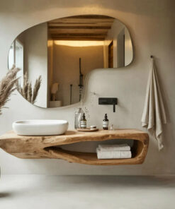 Rustic Floating Bathroom Vanity