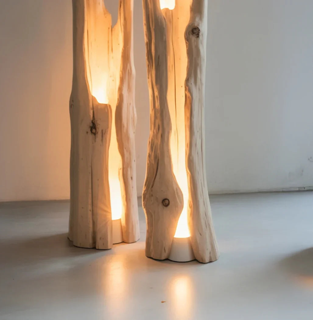 Rustic Driftwood Floor Lamp - Image 5