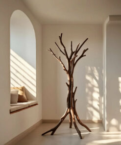 Rustic Tree Branch Coat Rack