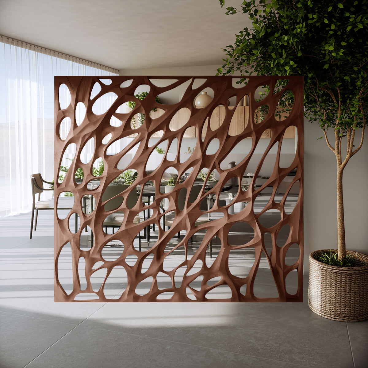 Modern Organic Room Divider For Open Space Decor - Image 2