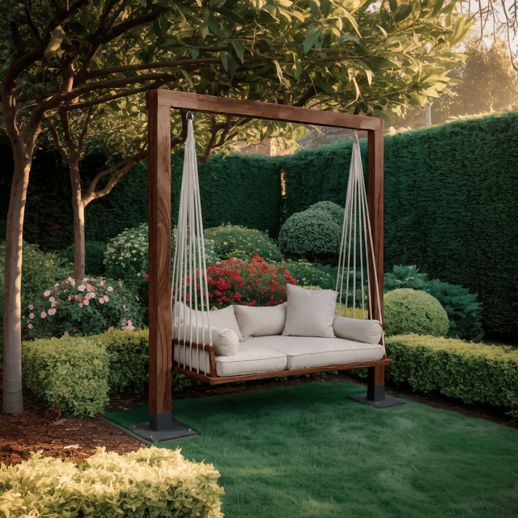 Modern Outdoor Daybed Swing For Poolside Or Garden - Image 3