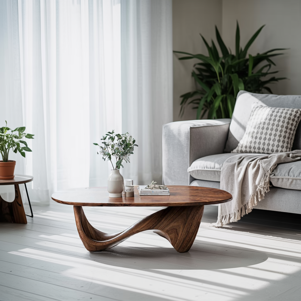 Rustic Solid Wood Table For Cozy Room Setup - Image 2