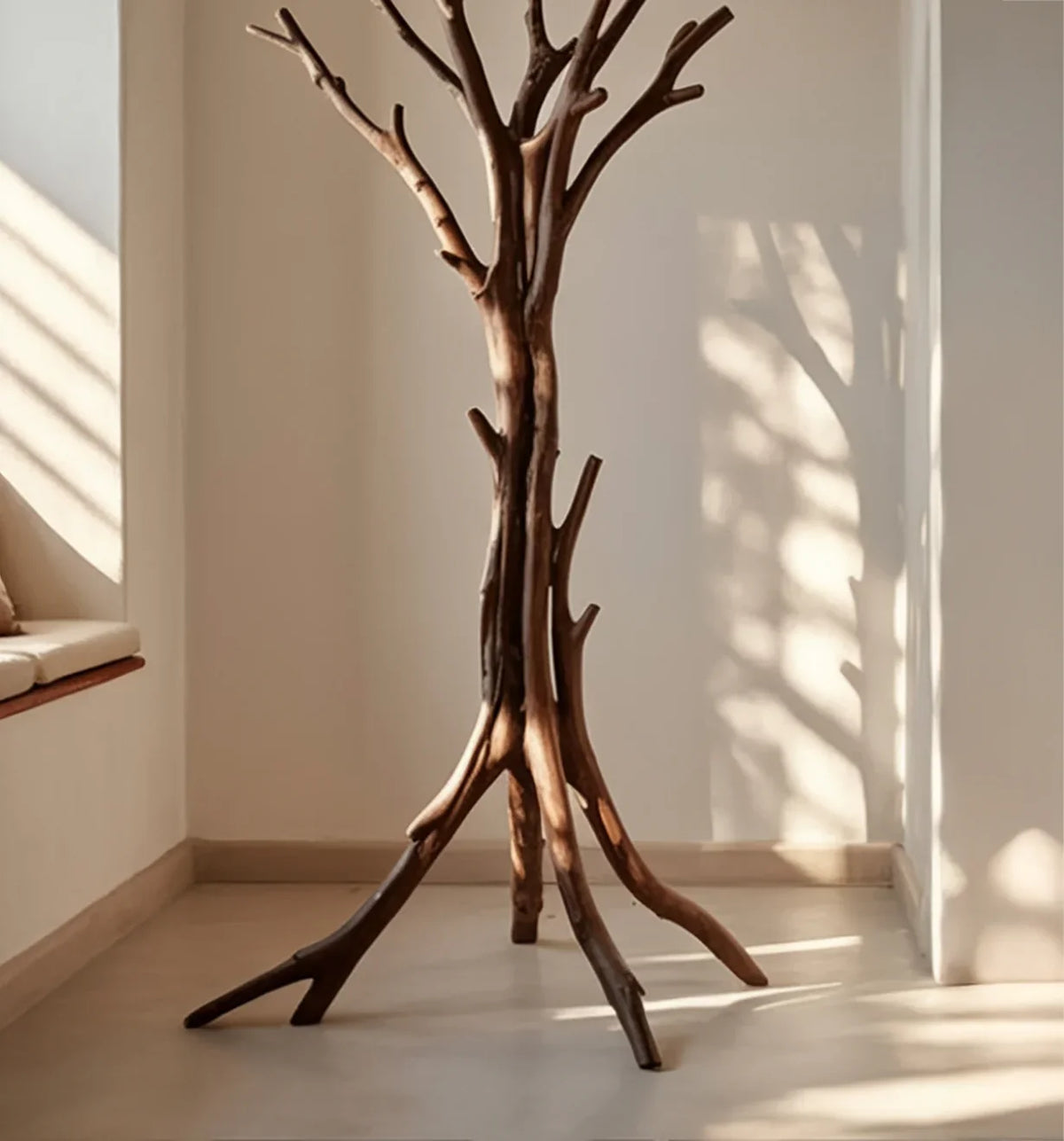Rustic Tree Branch Coat Rack - Image 4