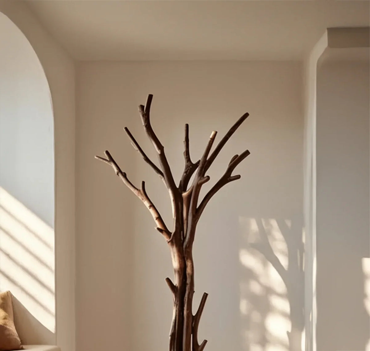 Rustic Tree Branch Coat Rack - Image 3