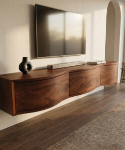 Modern Floating TV Shelf For Holiday Decoration