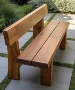 Minimalist Outdoor Garden Bench For Patio Balcony Courtyard
